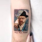 Heisenberg Van Gogh by Edit Paints Tattoo