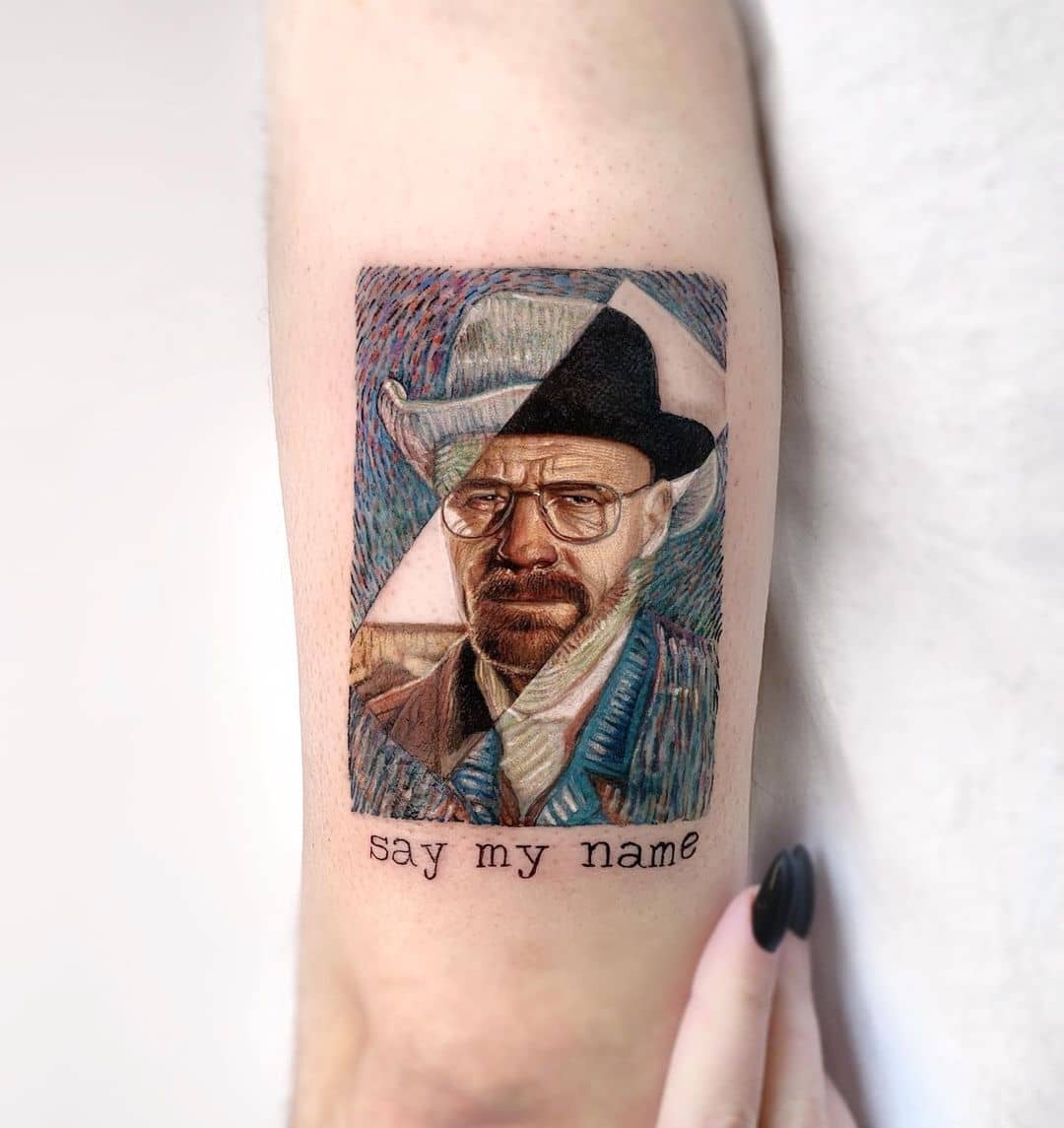 Heisenberg Van Gogh by Edit Paints Tattoo