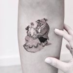 Beauty and the Beast by Edit Paints Tattoo