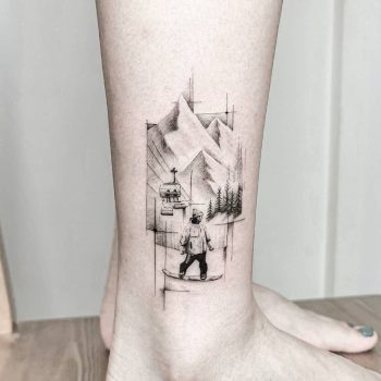 Mountain Memories by tattooist Ian Wong