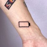 No Battery Tattoo by @88world.co.kr