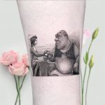 Shrek and Fiona by Edit Paints Tattoo