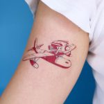 Ghibli Studio Porco Rosso Tattoo by @sai_rgb