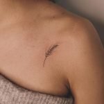 Little Spikelet Tattoo by @vlada.2wnt2