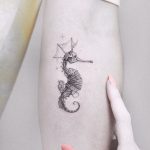 Seahorse by Edit Paints Tattoo