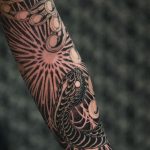 Sleeve Snake by tattooist Arang Eleven