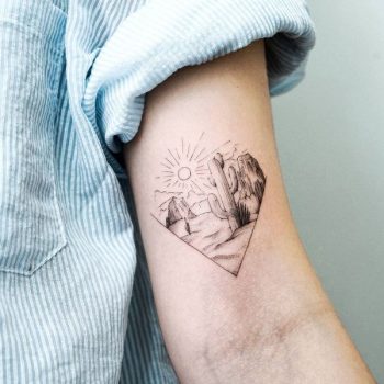 Cactus by tattooist Ian Wong