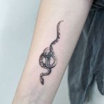 Snake by tattooist Ian Wong