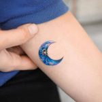 Blue Moon by Tattooist Eden