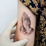 Praying Hands by tattooist Ian Wong