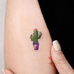 Tiny Cactus by Tattooist Eden