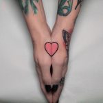 Pink Heart Tattoo by @flowersforyourhead