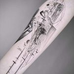 Abstract Tattoo By John Monteiro