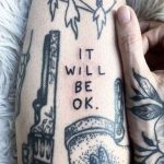 It Will Be Ok Tattoo by @julimrosa