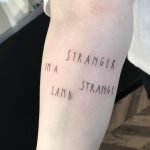 Stranger In A Strange Land Tattoo By Marco Sorgato