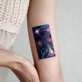 Cosmic Scenery Tattoo by @tattooist_sigak