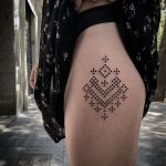 Dotted Ornament Tattoo By @luz_is_back