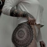 Huge Mandala On Hip by CARTER-El Vardo