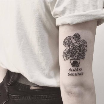 Always Growing Tattoo by @mrprestontattoo