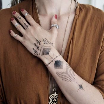 Buddhist Hand Tattoos By Balazs Bercsenyi