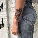 Half Mandala Tattoo by Matt Stopps