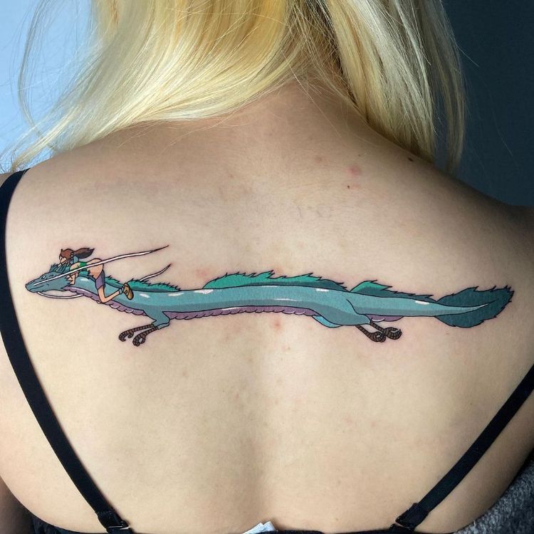 Spirited Away Tattoo By @tattooist_pooh