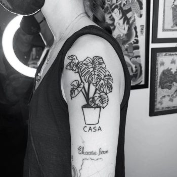 Casa Plant Tattoo by @eva90s