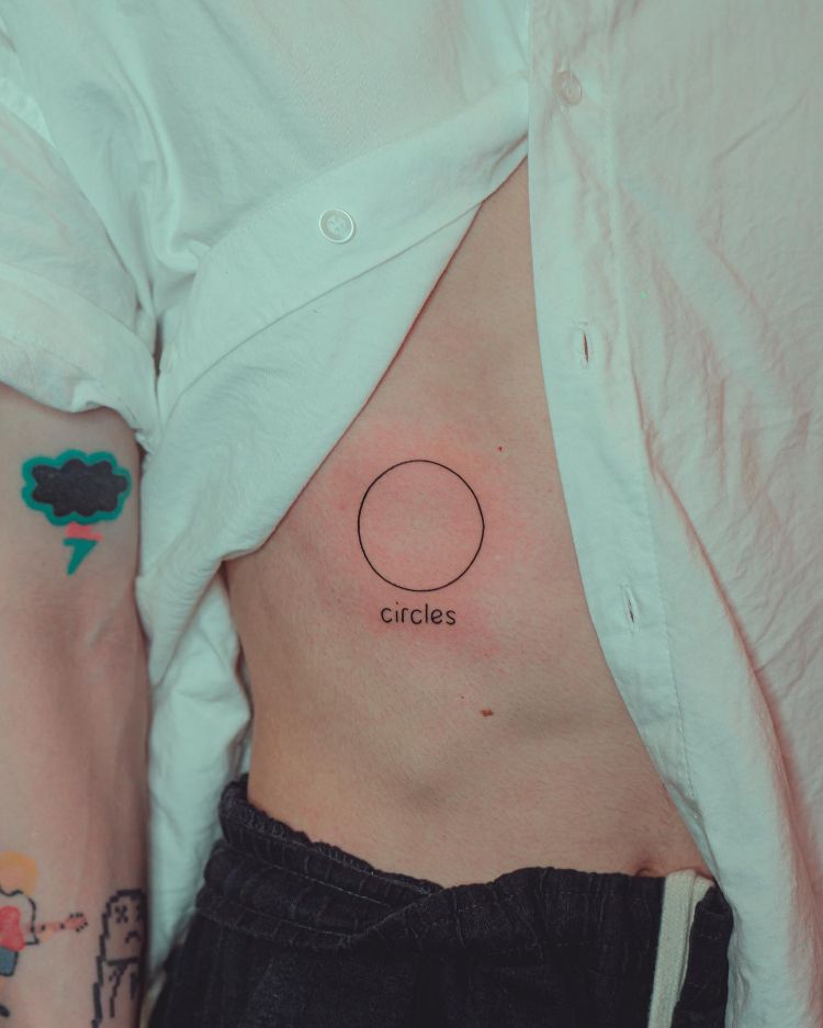 Circles Tattoo by @bongkee_