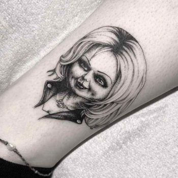 Chucky Tattoo by @solemn_rose