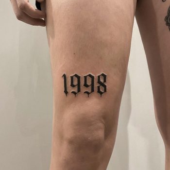 Year 1998 Tattoo by @beirxtt
