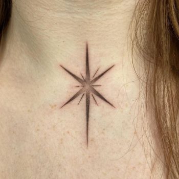 Bethlehem Star Tattoo by @natalyarosea
