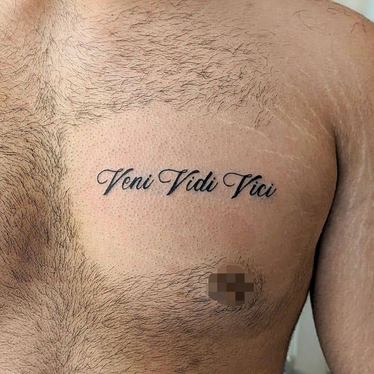 Veni Vidi Vici Tattoo Tatuagem Veni Vidi Vici in 2023