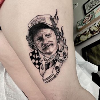 Dale Earnhardt Tattoo by @cuttybage