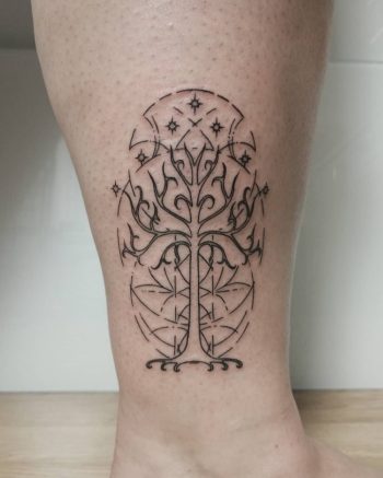 Gondor Tattoo by @bizoonek.tattoo