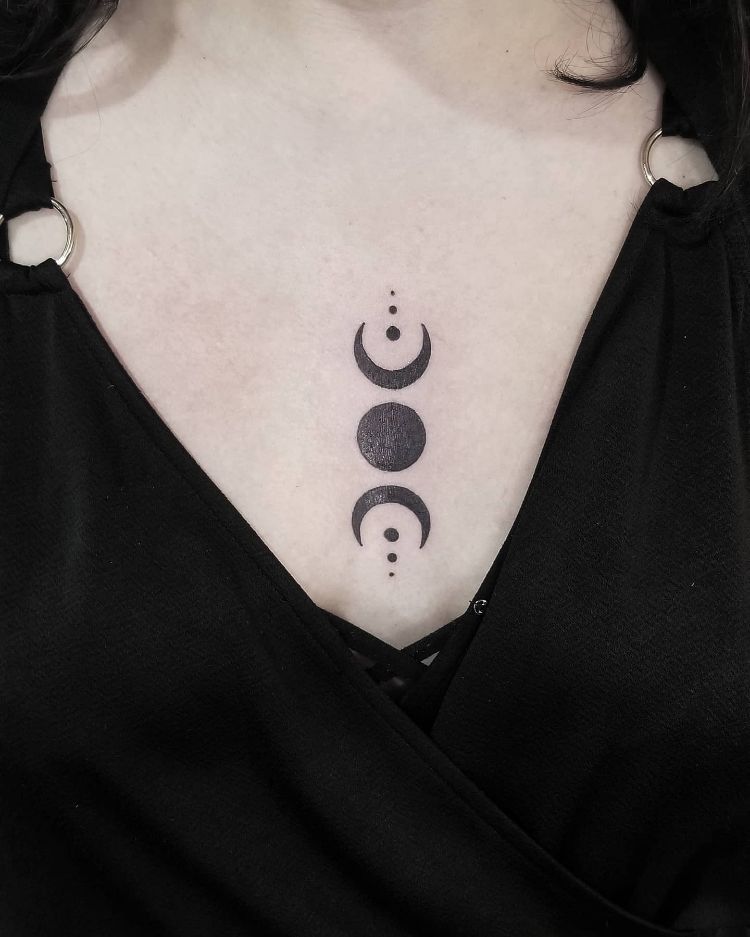 Moon Goddess Tattoo by @abitatts