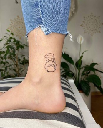 Small Totoro Tattoo