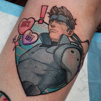 Solid Snake Tattoo by @epseelutely