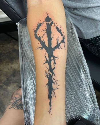 Bloodborne Hunters Mark Tattoo by @g.gia_