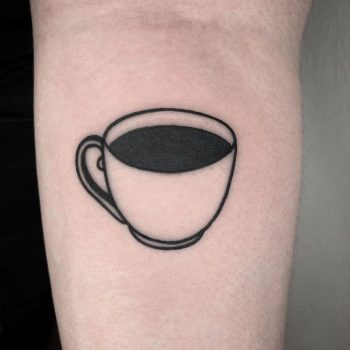 Coffee Mug Coffee Cup Tattoo by @mknxbasei