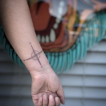 Compass Temporary Tattoo by @ihatematthewstella