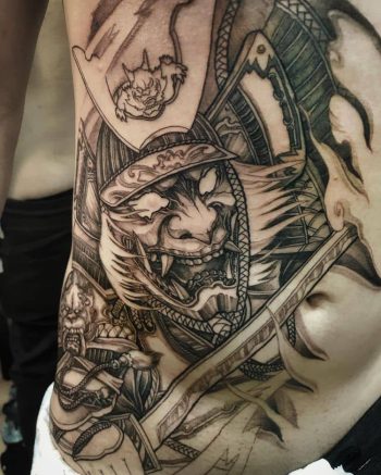 Ronin Warrior Tattoo by @sonneetattoo