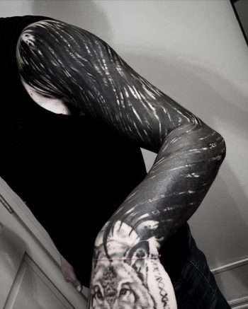 Venom Sleeve Tattoo by @allesink