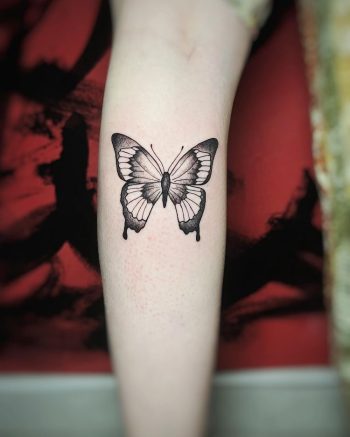 Buttefly Tattoo Temporary by @mrduke__inkaholic