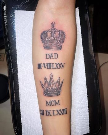 Dad And Mom Tattoo by @adrixell_tattoos510