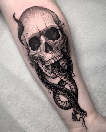 Deatheater Tattoo by @kinezos_qq