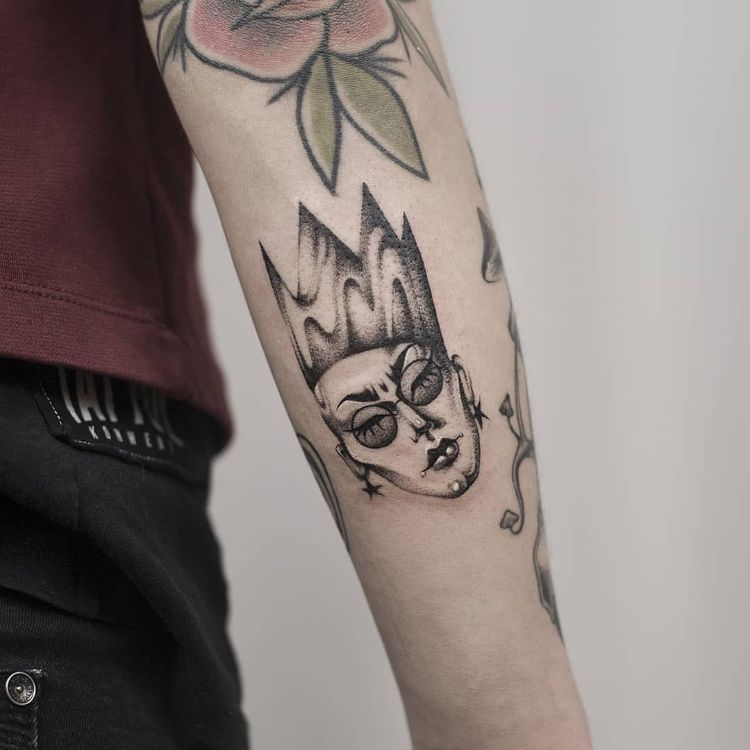 Drag Queen Tattoo by @capital___t