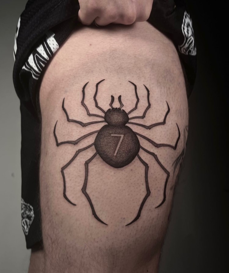 HxH Tattoo Spider by @_seliska