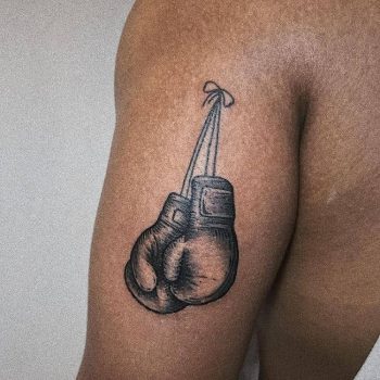 MMA Glove Tattoo by @nobigdeal.tattoo.jakarta