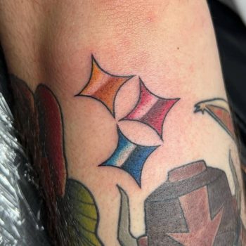 Small Steelers Tattoo by @dominiquedarko