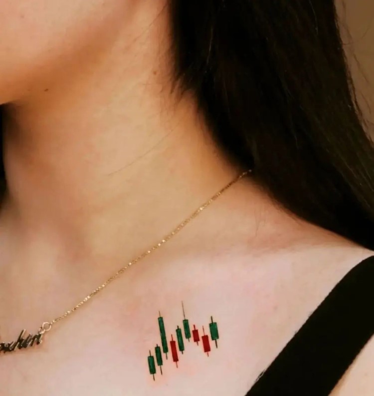 Small Trading Tattoo by @confidence_trade_